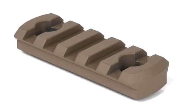 AT3 Tactical M-LOK Rail Section 5 Slots FDE