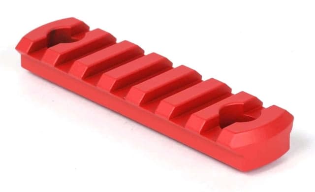 AT3 Tactical M-LOK Rail Section 7 Slots Red