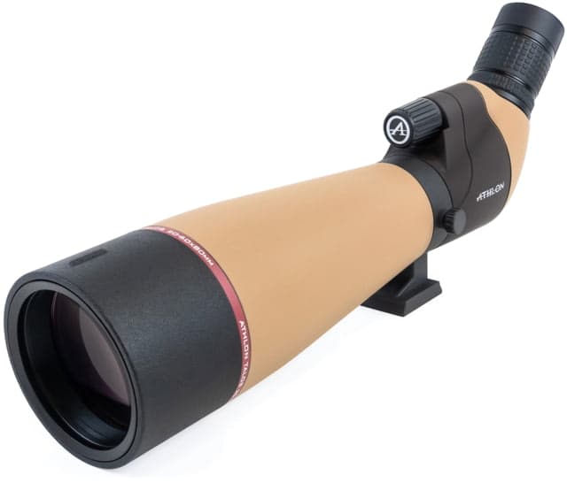 Athlon Optics Talos 20-60x80mm Spotting Scopes 45 Degree Angled Tan