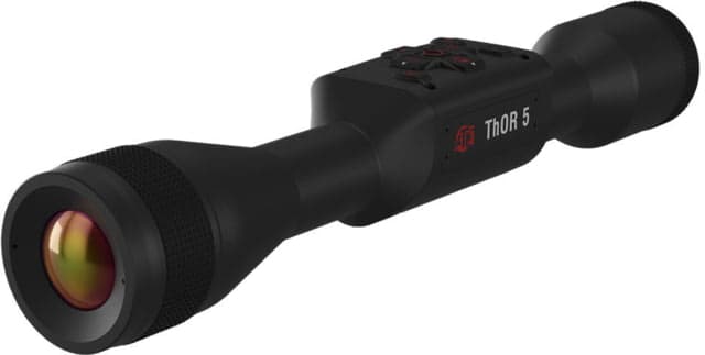 ATN Thor 5 5-20x 320x240 12 Micron Smart HD Thermal Rifle Scope 30mm Tube w/ Gen 5 Sensor Multiple Patterns & Color Options Reticle Black