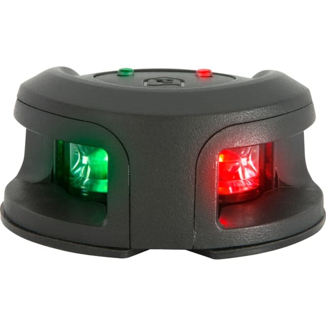 Attwood Marine LightArmor Deck Mount Navigation 2nm LED Light Composite Black Bi-Color