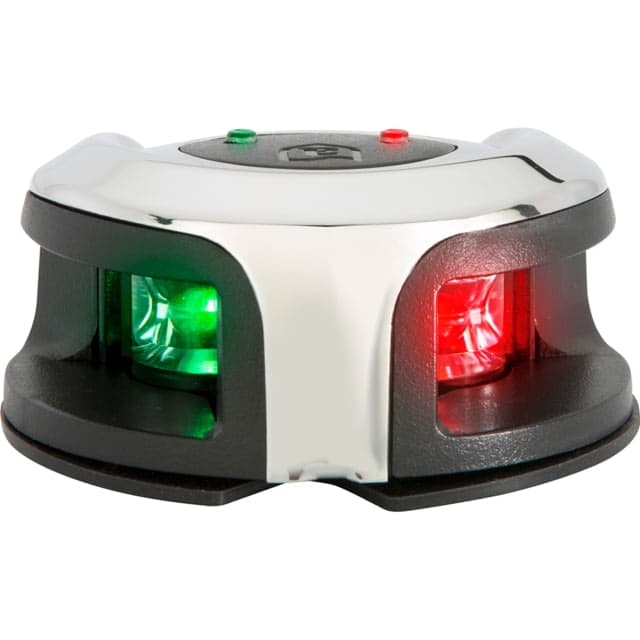 Attwood Marine LightArmor Deck Mount Navigation 2nm LED Light Stainless Steel Bi-Color