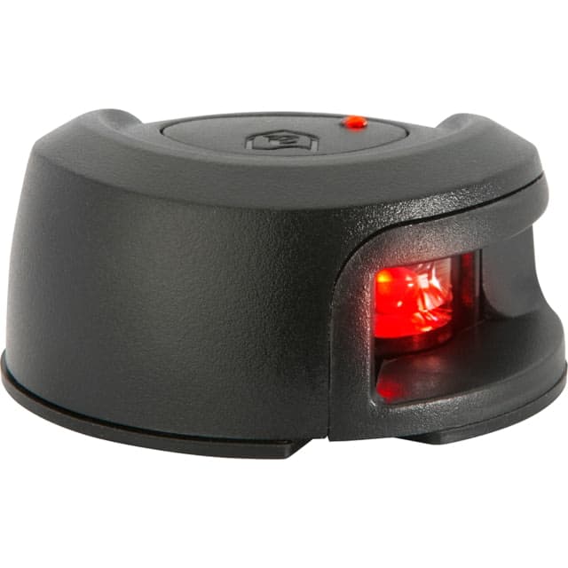 Attwood Marine LightArmor Deck Mount Navigation 2nm LED Light Composite Black Port/Red