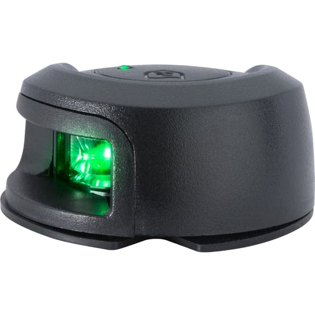 Attwood Marine LightArmor Deck Mount Navigation 2nm LED Light Composite Black Starboard/Green