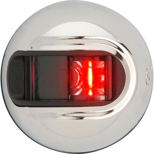 Attwood Marine LightArmor Vertical Surface Mount Navigation Light Port Stainless Steel 2NM Red