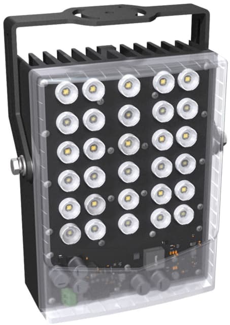 Axton Hybrid AT-56H-S NCNR IR Illuminator w/White Light 150 degrees