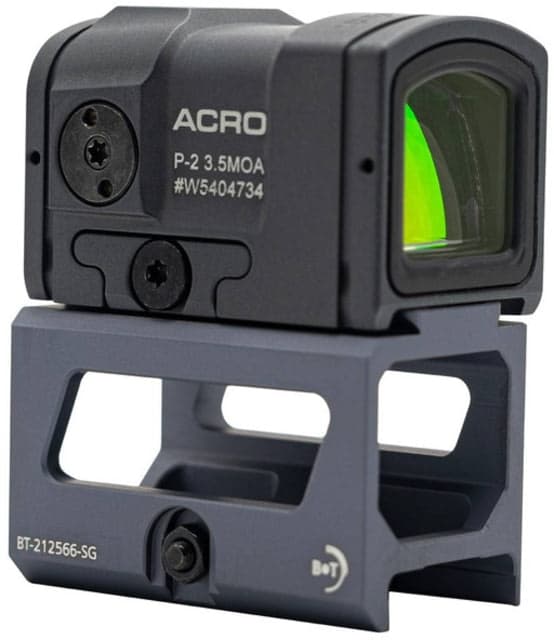 B&T Aimpoint ACRO P-2 1x 3.5 MOA Reflex Red Dot Sight Gray