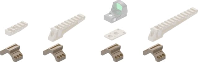 Badger Ordnance Max Condition One Accessory Ring Cap Tan 36mm