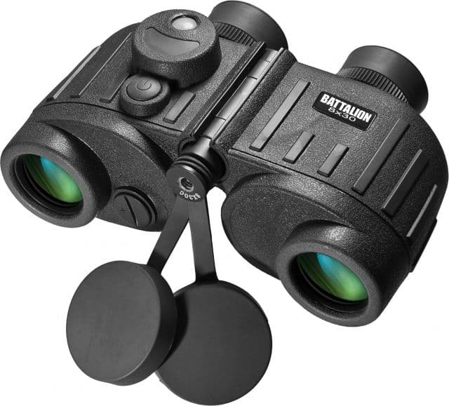 Barska Battalion 8x30mm Porro Prism Rangefinder Binoculars Matte Black Black