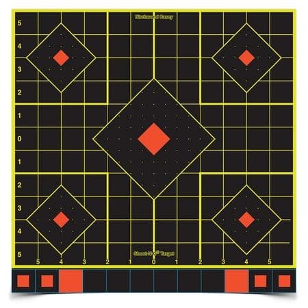 Birchwood Casey Shoot-N-C Sight-In Targets 12 Inch 100 Targets 1200 Pasters