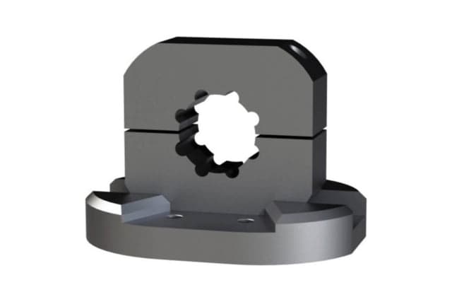 Blac-Rac 7/8in Tube Mount Black/Gray