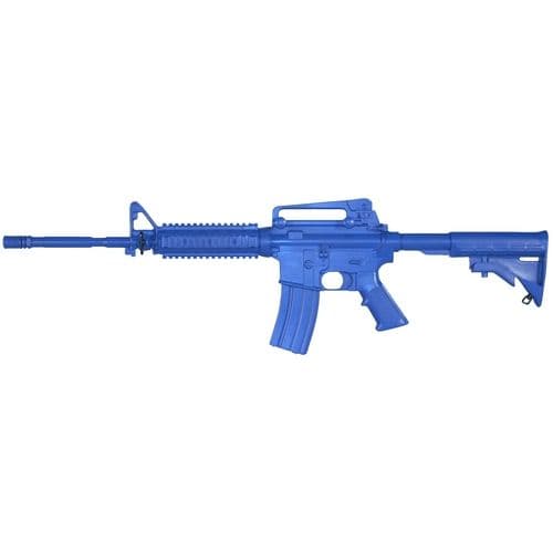 Blueguns Colt M4 Training Guns Weighted No Light/Laser Attachment Rifle Blue Open Stock Fwd Rail