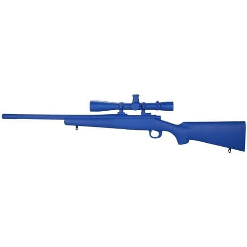 Blueguns Remington Model 700 Training Guns Unweighted w/o Light/Laser Attachment Rifle w/Leupold Scope Blue