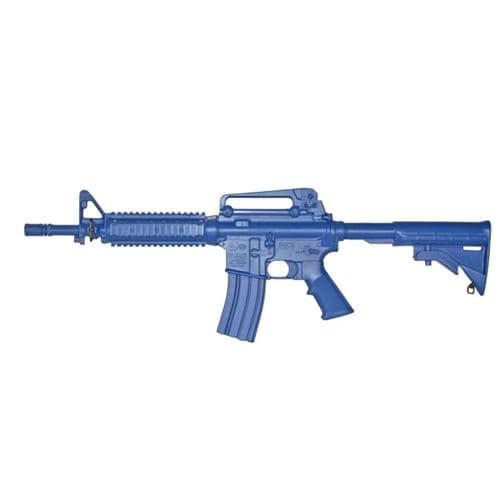 Blueguns Colt M4 Commando Training Guns Weighted No Light/Laser Attachment Rifle Blue Open Stock Fwd Rail