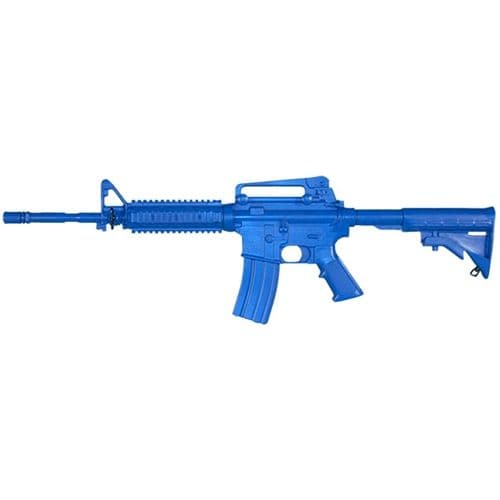 Blueguns Colt M4 Training Guns Weighted No Light/Laser Attachment Rifle Blue Open Stock Fwd Rail 14" Barrel