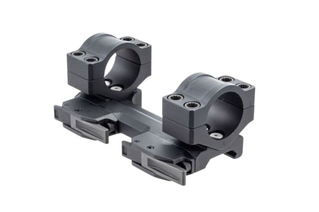 Bobro Engineering Compact Dual Lever Scope Mount Low 1in Rings Black