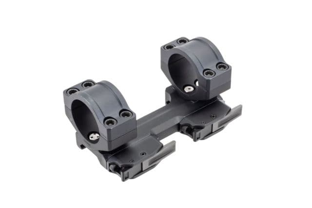 Bobro Engineering Compact Dual Lever Scope Mount Low 30mm Rings Black