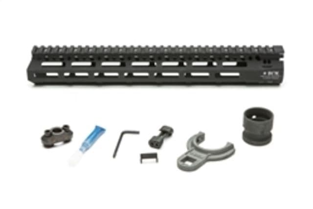 Bravo Company MFG MCMR M-LOK Compatible Modular Rail 13 inch Steel Barrel Nut/Hardware/Sling Mount Black