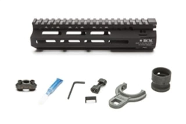 Bravo Company MFG MCMR M-LOK Compatible Modular Rail 8 inch Steel Barrel Nut/Hardware/Sling Mount Black