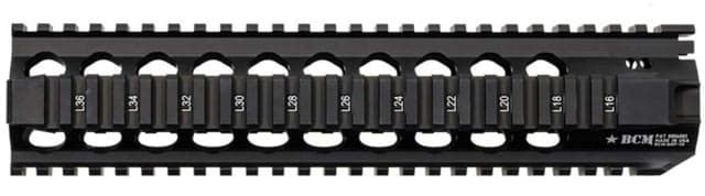 Bravo BCMGunfighter AR-15 Quad Rail 10 6061-T6 Aluminum Black Hard