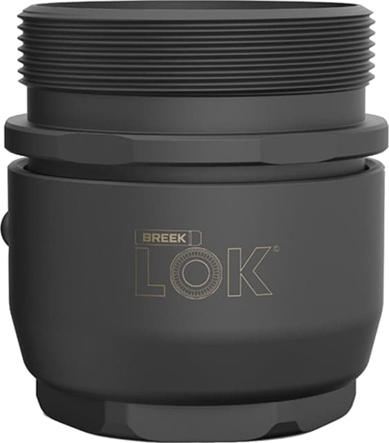 Breek Arms Breek-Lok 3qd Quick Detach Suppressor Mount 1.375x24 Tpi Hub Assembly Titanium Black