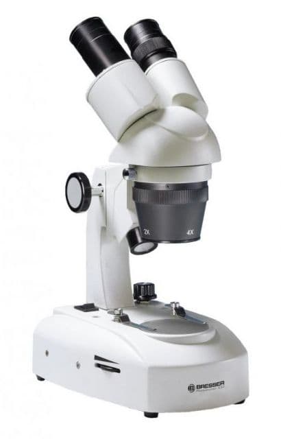 Bresser Researcher ICD LED 20x-80x Stereo Microscope w/Swivel Binocular Attachment