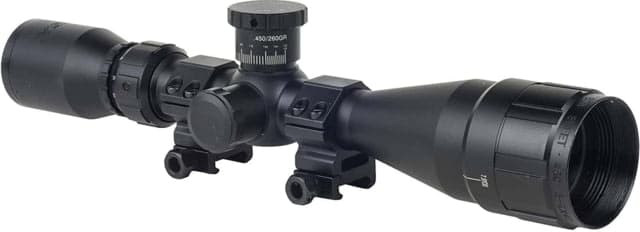BSA Optics Sweet Riflesope .450 Bushmaster 3-9x40mm 30/30 Duplex Reticle Weaver rings Black