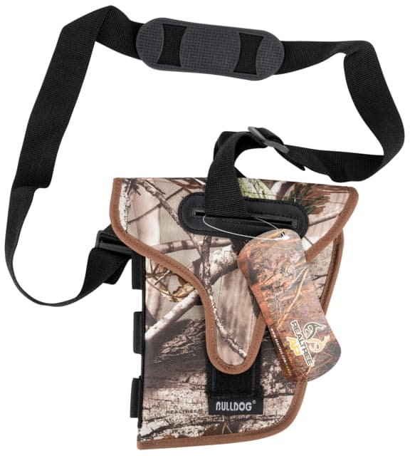 Bulldog Cases & Vaults Bandolier Shoulder Holster Revolver w/wo Scope 5.50-6.50in Barrel Ambidextrous Realtree APHD
