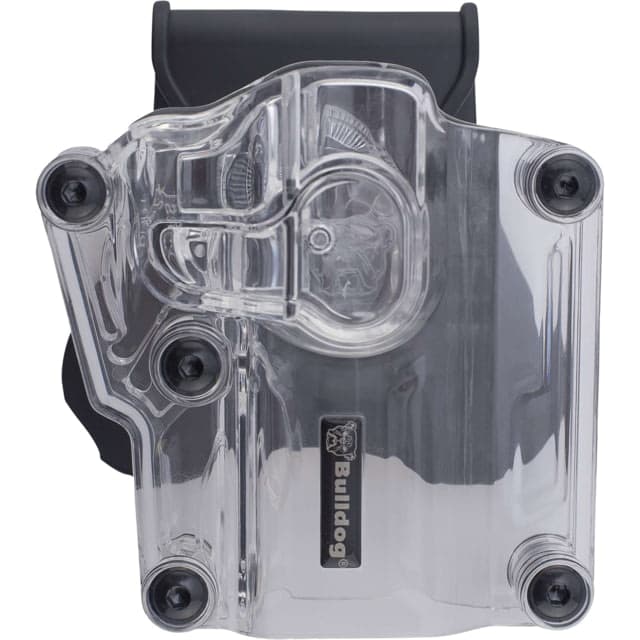 Bulldog Cases & Vaults Max Multi-Fit Holster Transparent Clear Polymer Paddle Mount