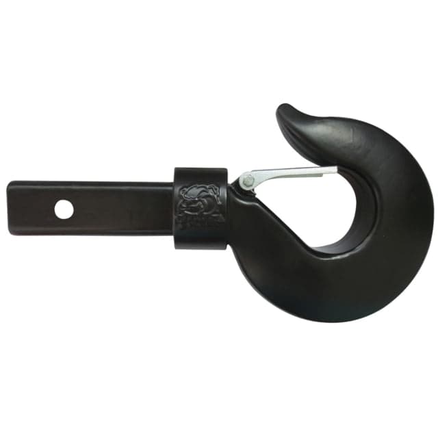 Bulldog Winch Big Dog Hook w/ 2in Receiver Mount Black