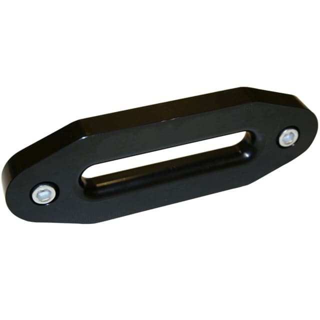 Bulldog Winch Hawse Fairlead Aluminum with 164.5mm Mount Powersports Long Drum Black