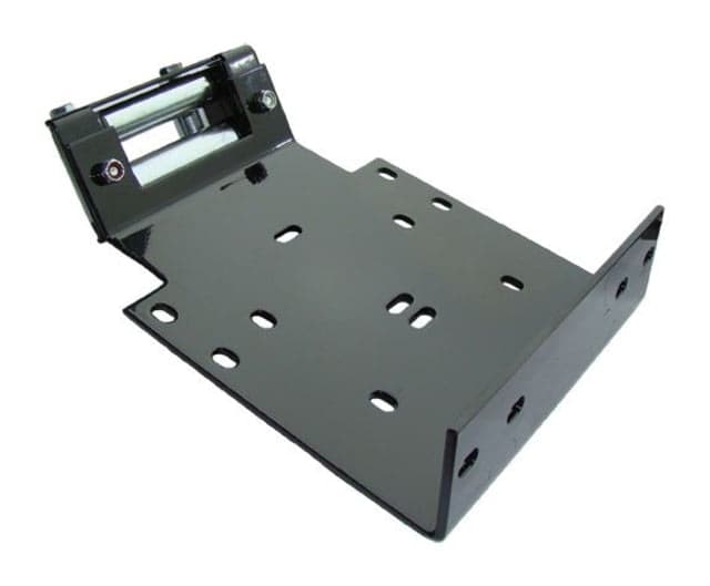 Bulldog Winch Kawasaki Brute force 650 Winch Mount with Straight Axle Black