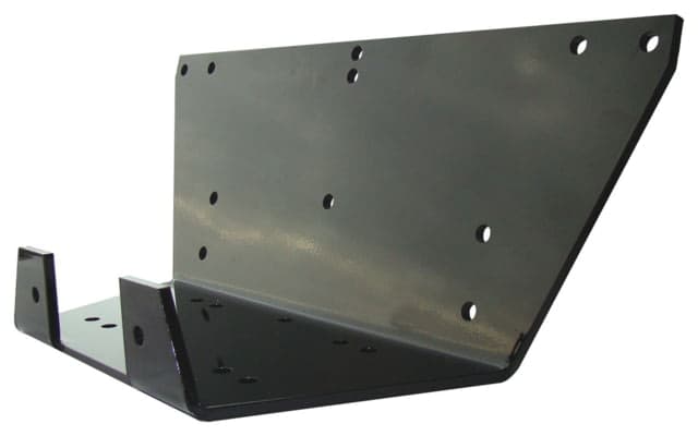 Bulldog Winch Kawasaki Mule Winch Mount for 400 Mule 610 4X4 Black