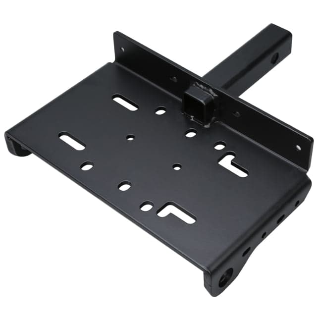 Bulldog Winch Receiver Mount - Utility Winch 1-1/4inx1-1/4in Black