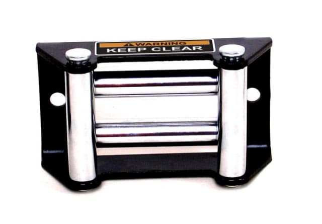 Bulldog Winch Roller Fairlead ATV with 109mm Mount Black