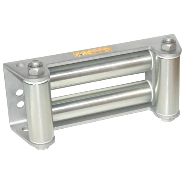 Bulldog Winch Roller Fairlead - Heavy Duty Truck 10in Mount/Standard Drum - 12.5K to 15K Silver