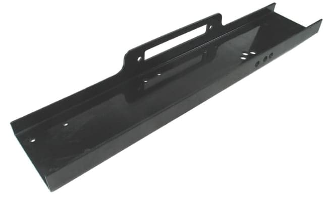 Bulldog Winch Universal Mounting Plate Mid-Range 6.5x4.5in Mount Black