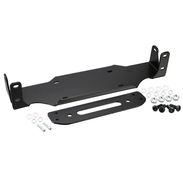 Bulldog Winch Winch Mount JL w/ OE Steel Winch Mount Bumper Black