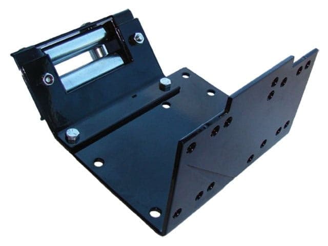 Bulldog Winch Yamaha Winch Mount For 350 Bruin And Grizzly 400 Grizzly And Kodiak 450 Grizzly And Kodiak Black