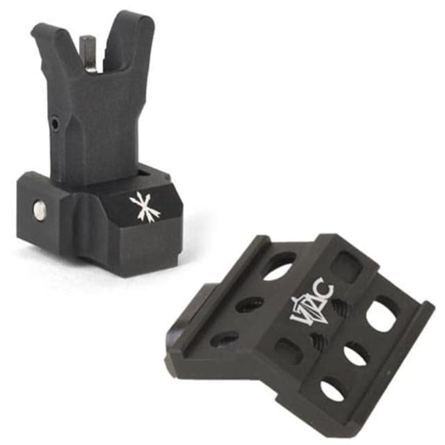 Unity Tactical Micro Hub Black FUS-MHB W/ Unity Tactical Folding Front Sight Black FUS-S1B