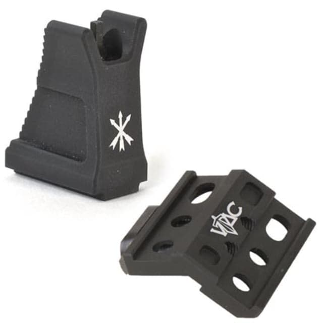 Unity Tactical Micro Hub Black FUS-MHB W/ Unity Tactical Fixed Front Sight Black FUS-S2B
