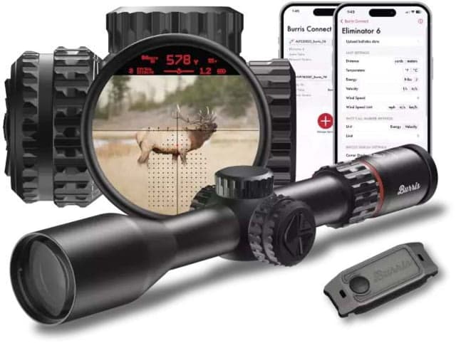 Burris Eliminator 6 Rifle Scope 4-20x52mm 34mm Tube Second Focal Plane Illuminated X177 Reticle Black