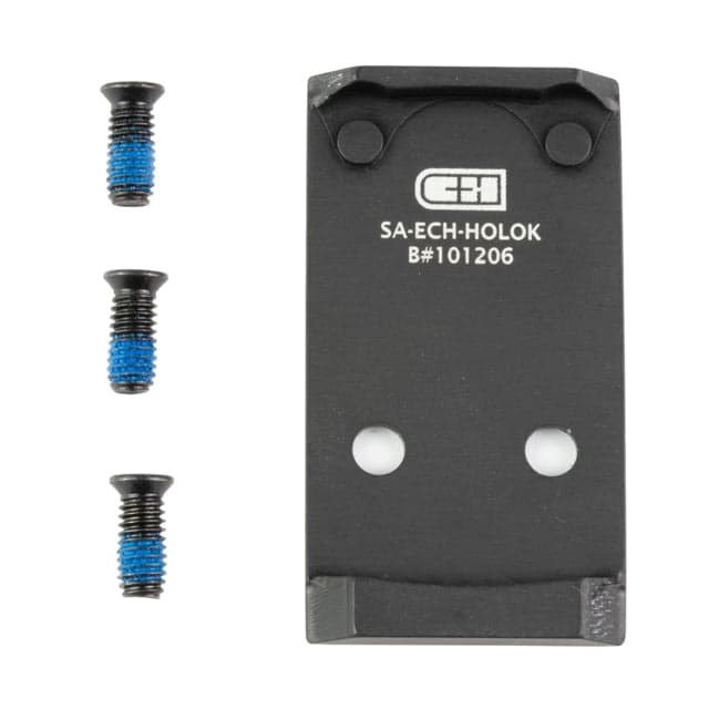 C&H Precision V4 Optic Mounting Adapter Plate For Echelon to Holosun 407K/507K and C&H EDC Anodized Finish Black