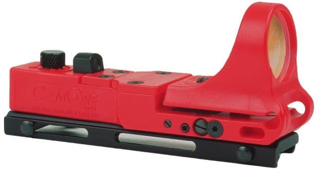 C-MORE Railway Red Dot Sight w/Click Switch Red 8 MOA