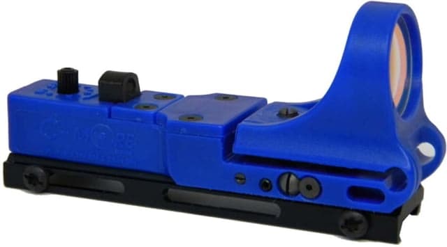 C-MORE Railway Red Dot Sight w/Standard Switch Blue 16 MOA