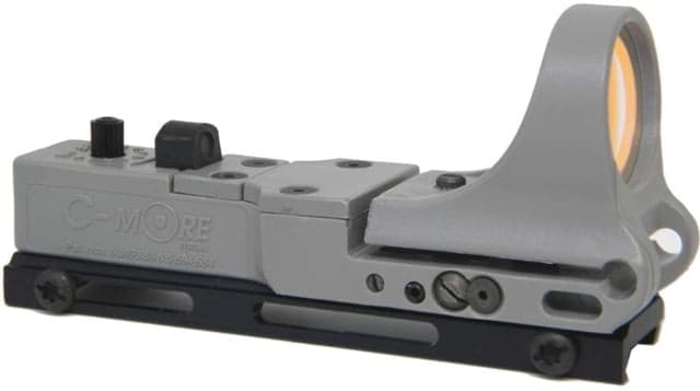 C-MORE Railway Red Dot Sight w/Standard Switch Gray 6 MOA