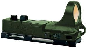 C-More Railway 8MOA Waterproof Weaver/Picatinny Red Dot Sight OD Green CM