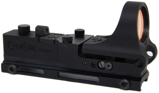 C-MORE Tactical Railway Red Dot Sight w/Click Switch Aluminum 2 MOA