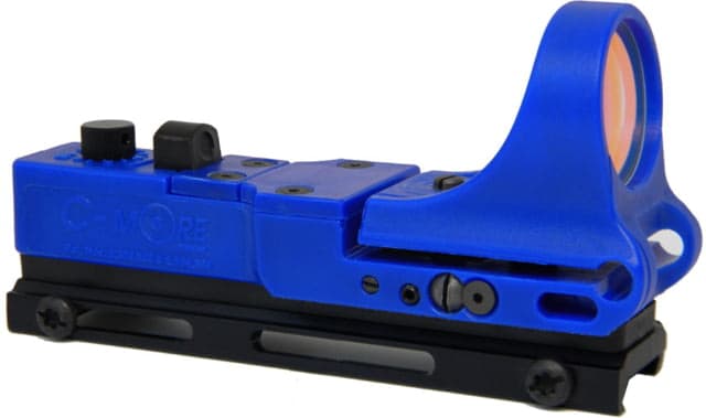 C-MORE Tactical Railway Red Dot Sight w/Click Switch Blue 16 MOA