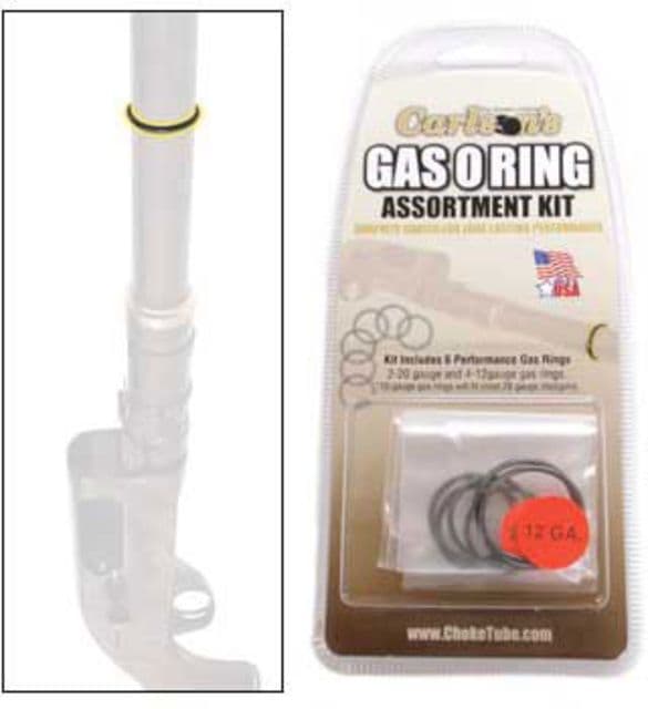 Carlson's Choke Tubes Gas O-Ring Assortment Kit Remington 1100 12 gauge 500-Pack Silver